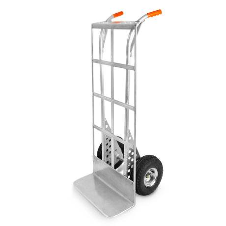 Diable industriel DG-600 en aluminium capacité 600 lb vue de face